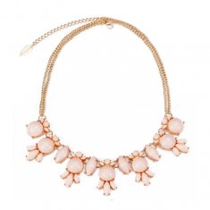 A-OS-20150512pink Sweet Pea Beads In Baby Pink Necklace