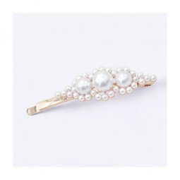 A-MDD-FLOWERS White Pearls Flowers Elegant Korean Hairpins
