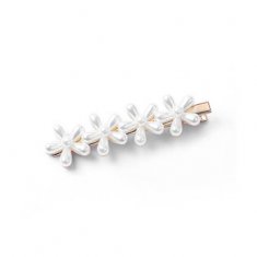A-MDD-4FLOWER Elegant Cute White Flowers Korean Style Hairpins