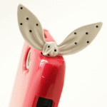 A43850 White bunny ear korea iphone plug accessories online