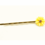T1-006 Yellow sunflower hairpin hair accessories malaysia shop