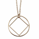 B-K-Nu-circle Round geometry circle korean short necklace