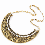 C11022285 Moon vintage crystals korea choker necklace shop