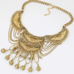 C11051004 Vintage beads bohemian statement necklace malaysia - Click Image to Close