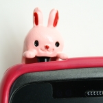 Ss0432 Rabbit bunny phone plug korean accessories shop