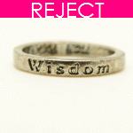 RD0011- Reject Design RD0011- WISDOM ring