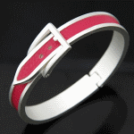 C11051376 Pink white belt style korean bangle jewelry online