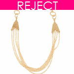 RD0350 - Reject Design Gold chain elegance korean short necklace